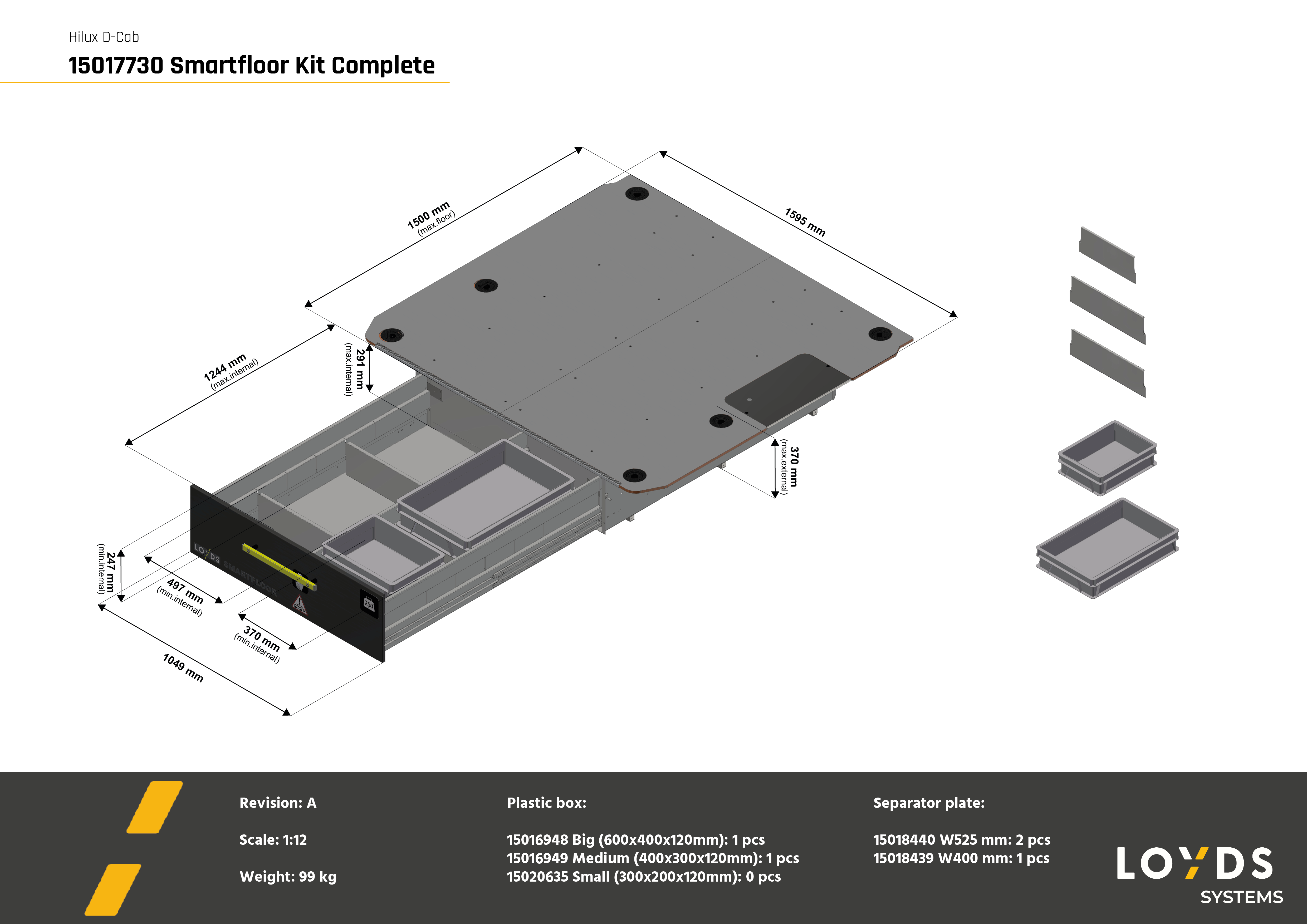 15017730_A_Loyds_Systems_Smartfloor_Toyota_Hilux_D-Cab_3D-illustration_kitcomplete