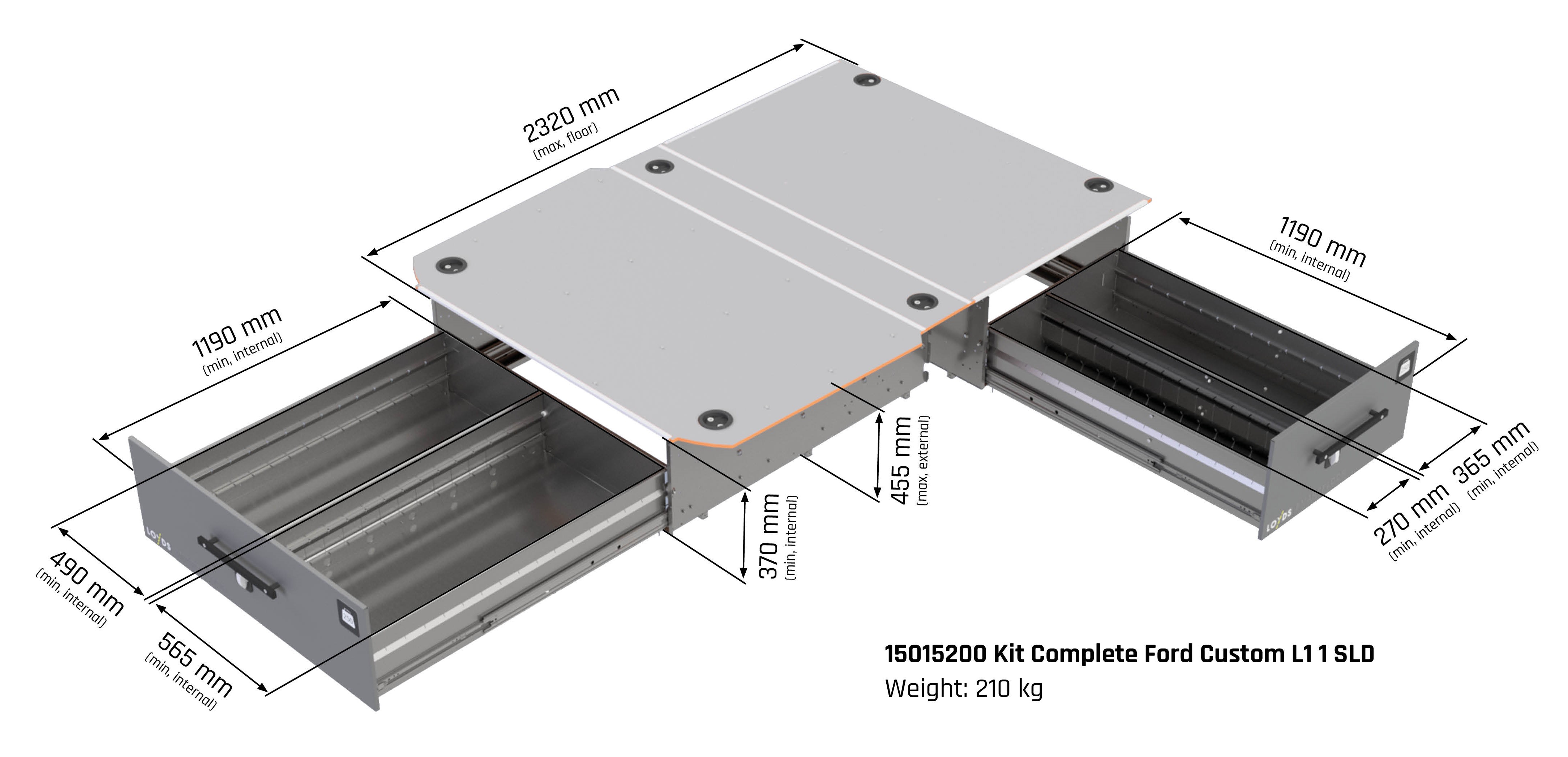 15015200_A Kit Complete Ford Custom L1 1SLD ILLUSTRATION crop