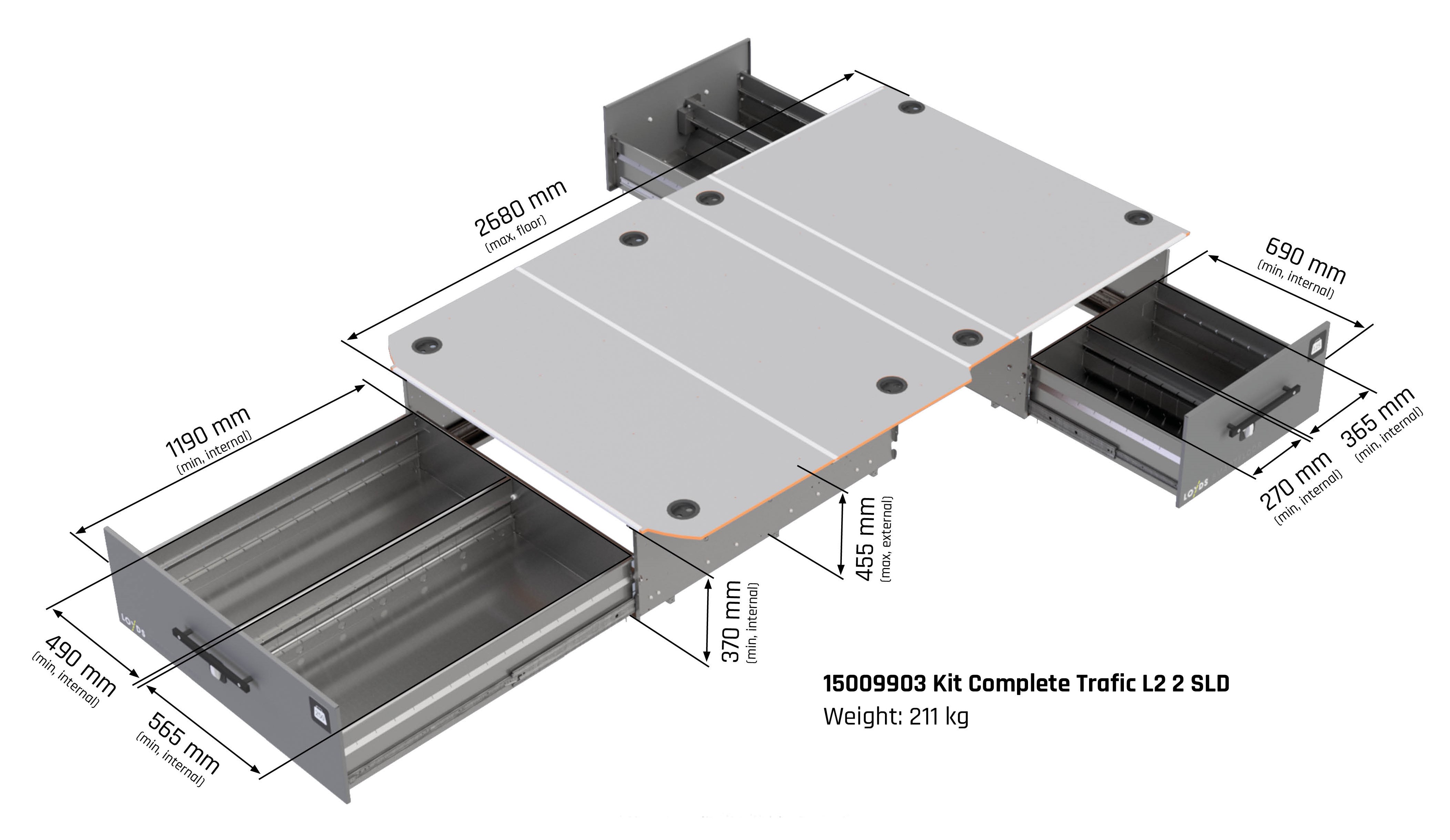 15009903_A Kit Complete Trafic L2 2SLD ILLUSTRATION crop