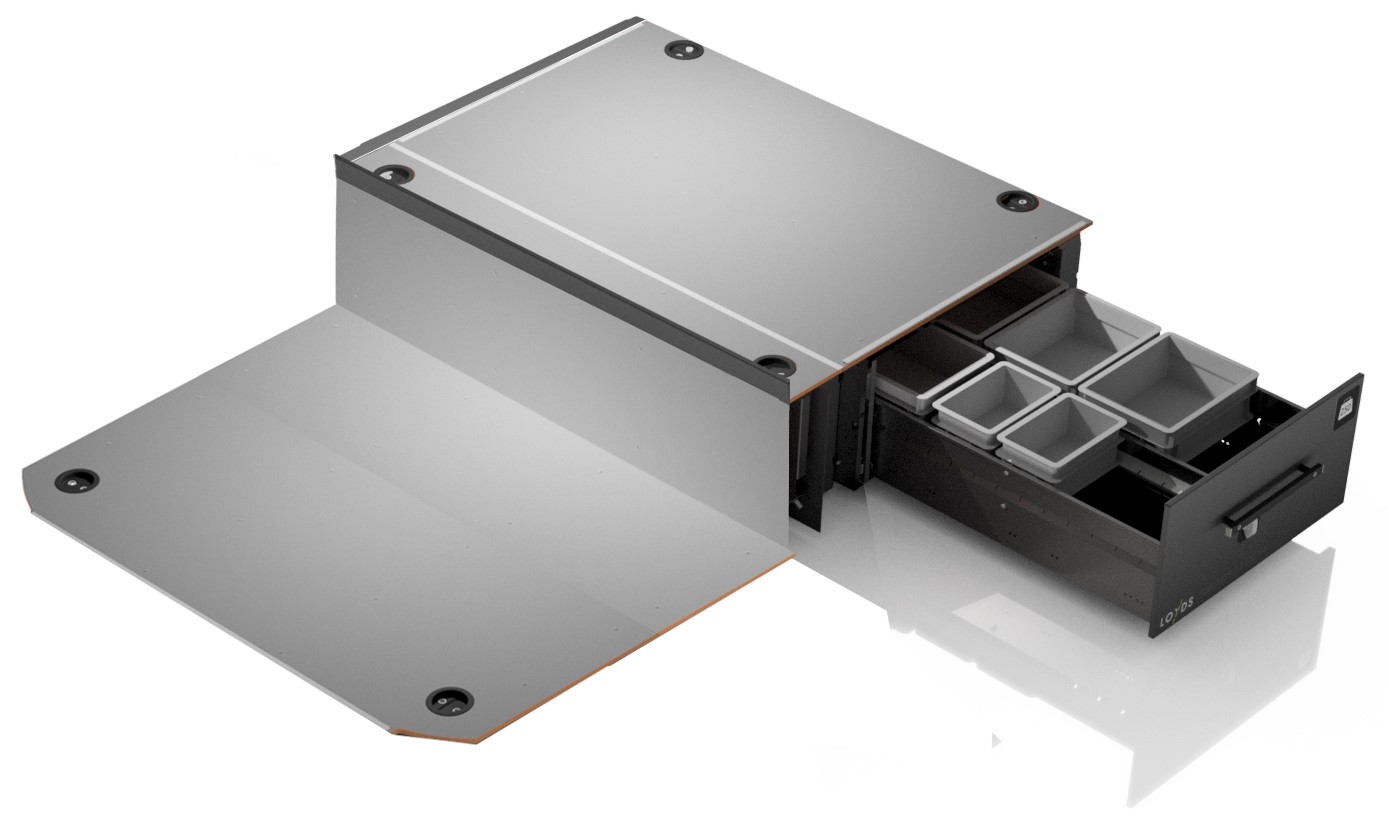 15012692 Smartfloor T6 Kort_Front Modul_1 skyvedør_tegning.v2