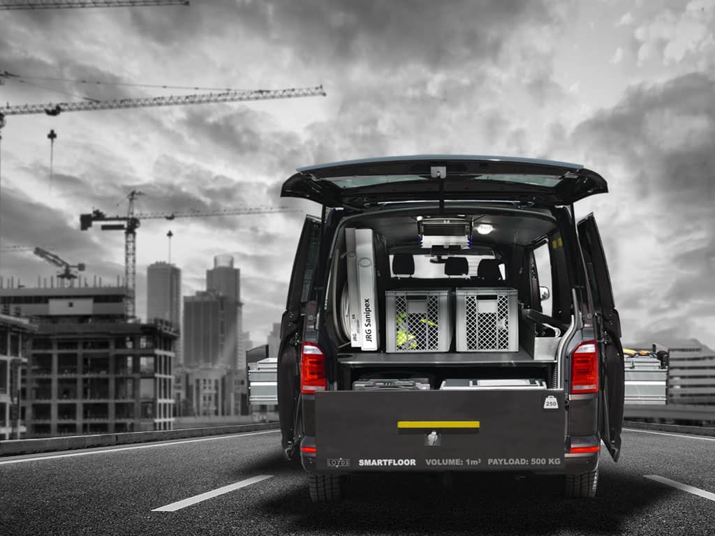 smartfloor dubbelgolv renault kangoo express